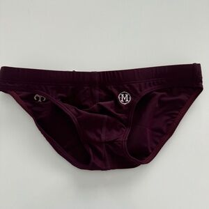 Men Marcuse Inflate swim brief (Burgundy - Medium)